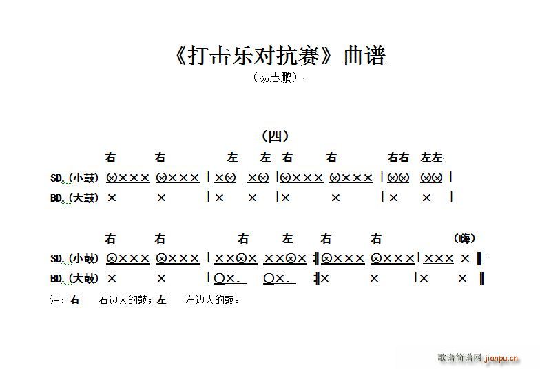 打击乐对抗赛自编谱 4