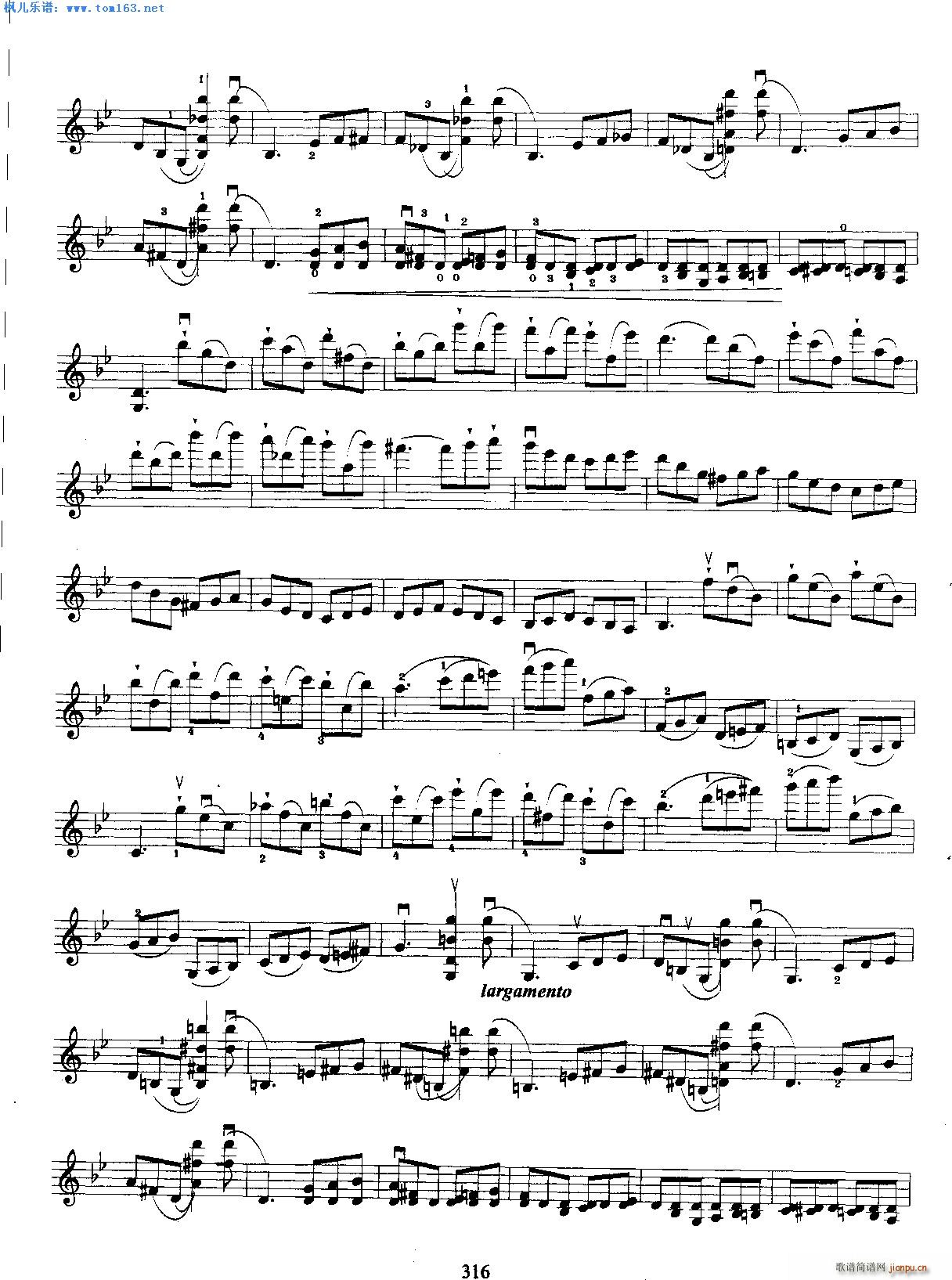 维尼亚夫斯基谐谑塔兰泰拉(小提琴谱)5