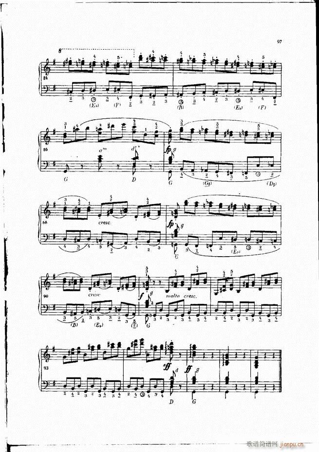 车尔尼手风琴练习曲集 Ⅳ(手风琴谱)77