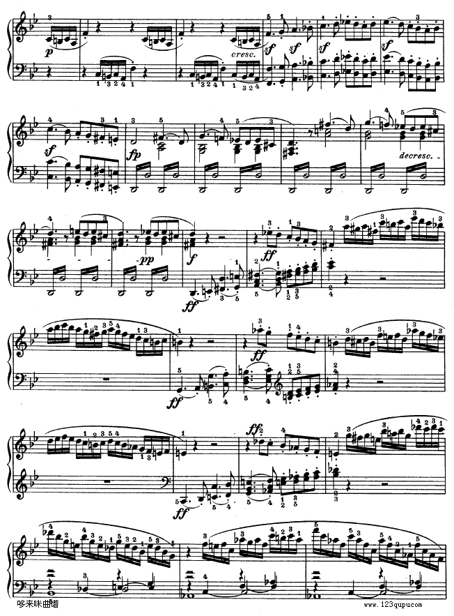 第十一钢琴奏鸣曲-op.22-贝多芬 4