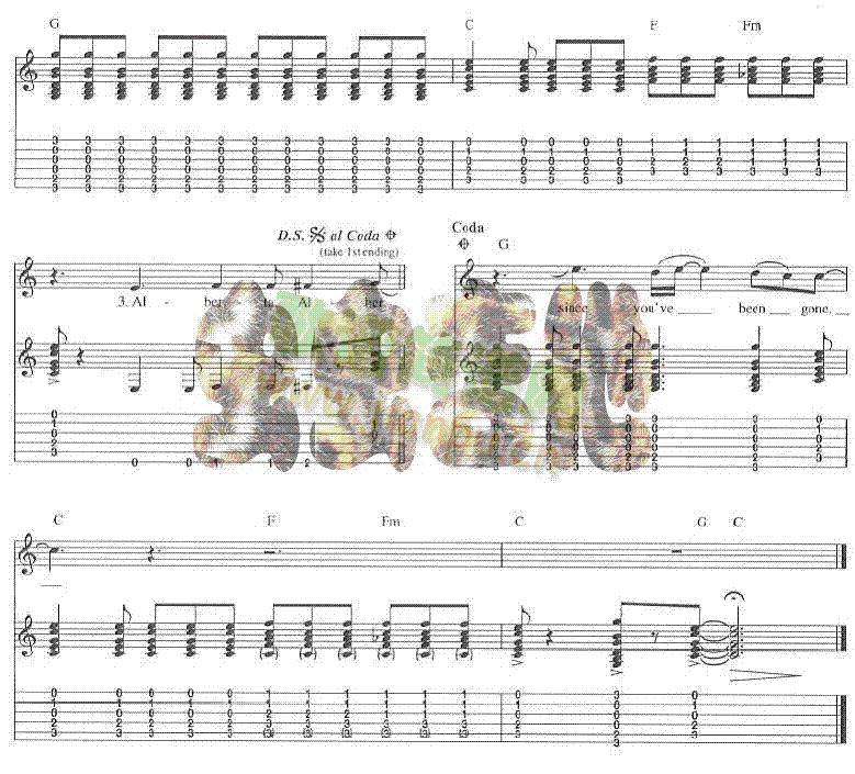 alberta吉他譜-(吉他譜)5