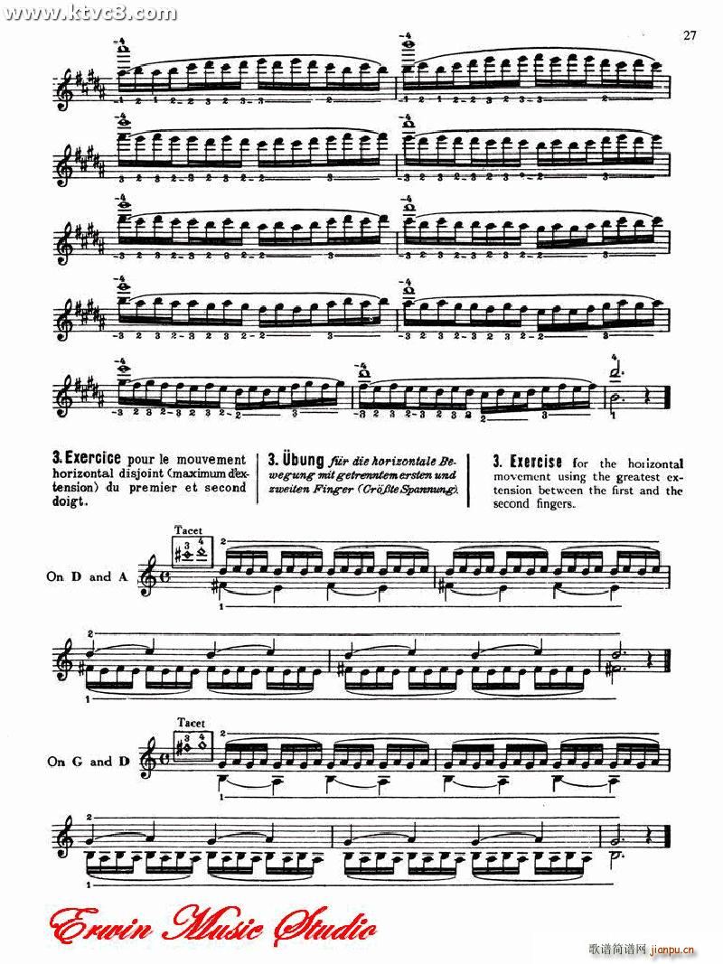 德米特里 康斯坦丁 多尼斯 小提琴技术的演奏艺术2 2(小提琴谱)22
