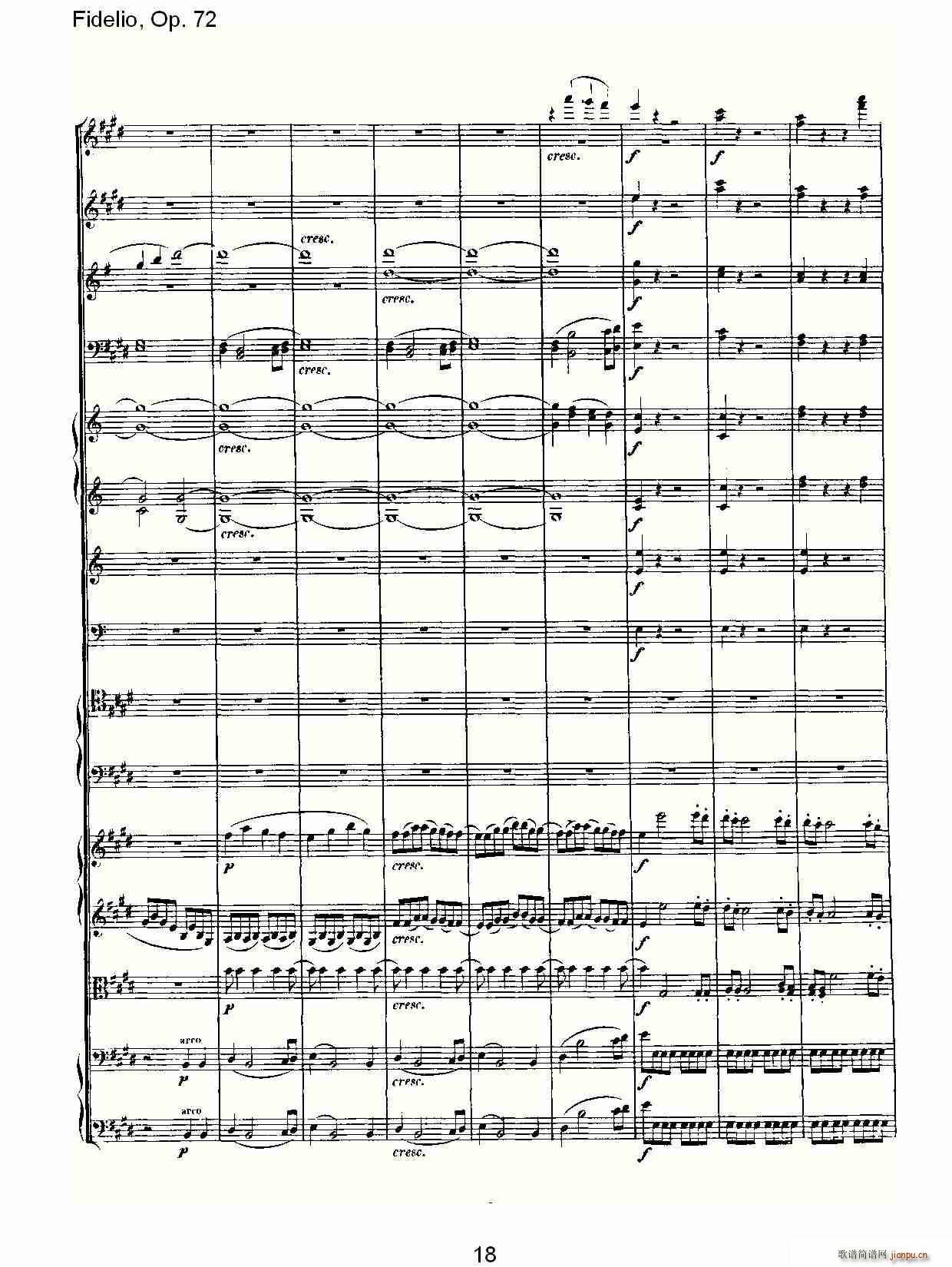 Fidelio，Op.72(十字及以上)18