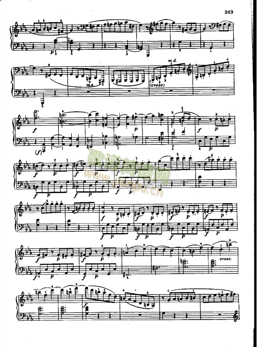 奏鸣曲Nr.457键盘类钢琴(钢琴谱)16