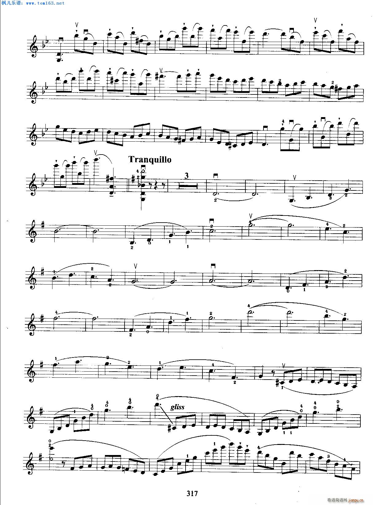 维尼亚夫斯基谐谑塔兰泰拉(小提琴谱)8