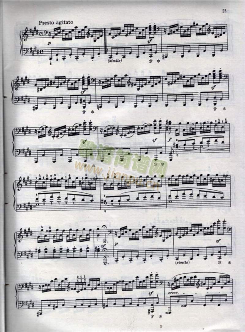 贝多芬月光奏鸣曲三乐章1-5(其他)1
