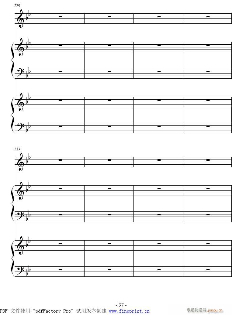 小号-吉普赛之歌33-38(单簧管谱)5