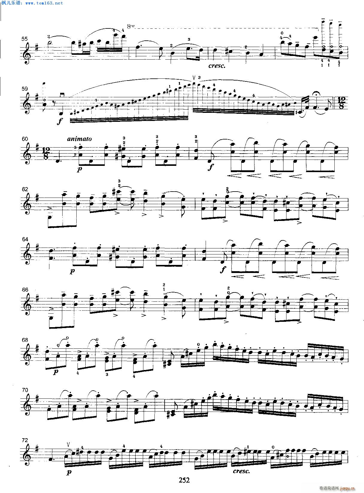 贝辽特第七协奏曲第一乐章(小提琴谱)3