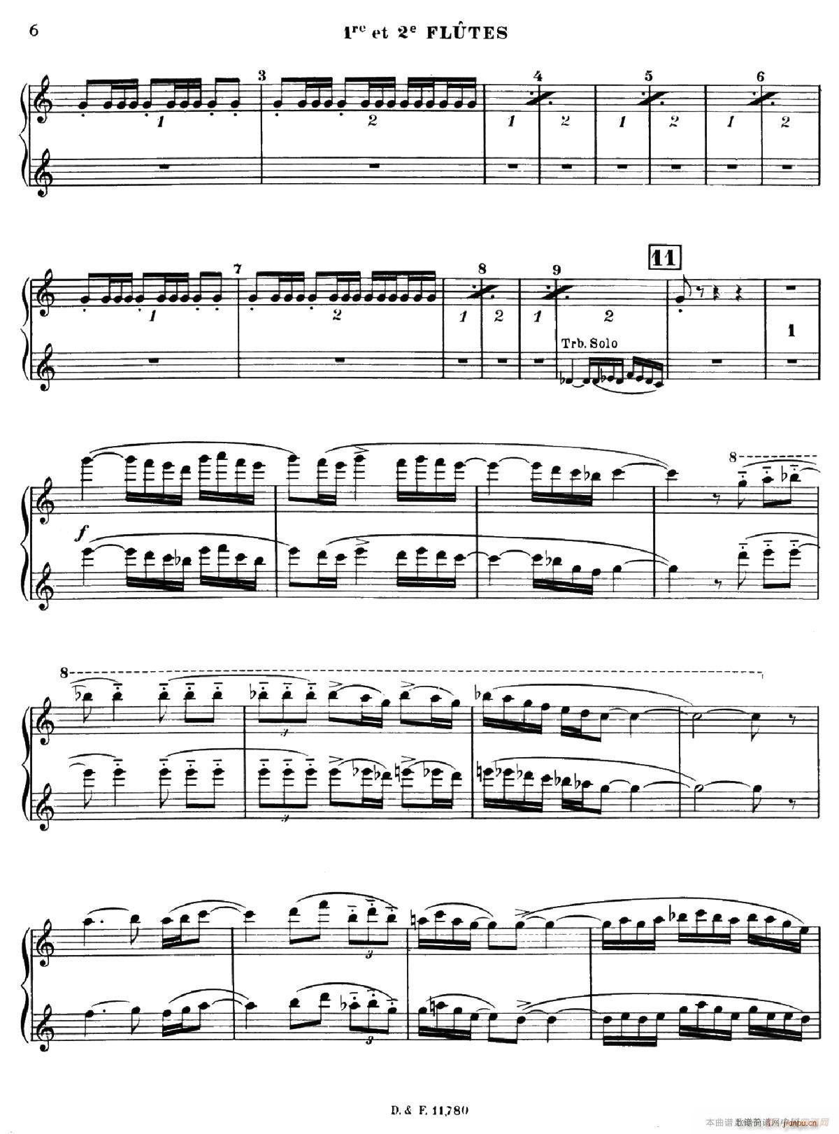 BOLERO 波莱罗 交响乐长笛(笛箫谱)6