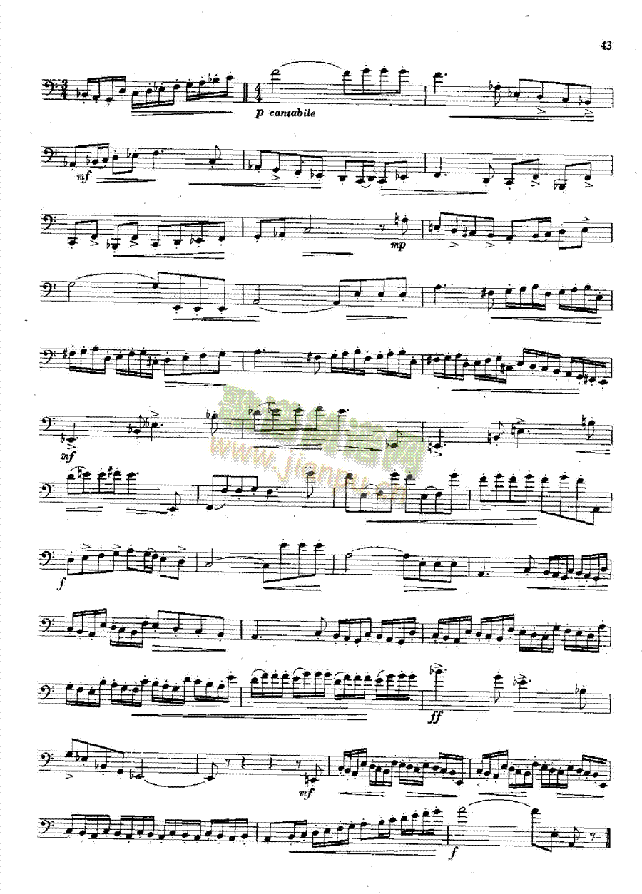 大管高级练习曲管乐类大管(其他乐谱)16