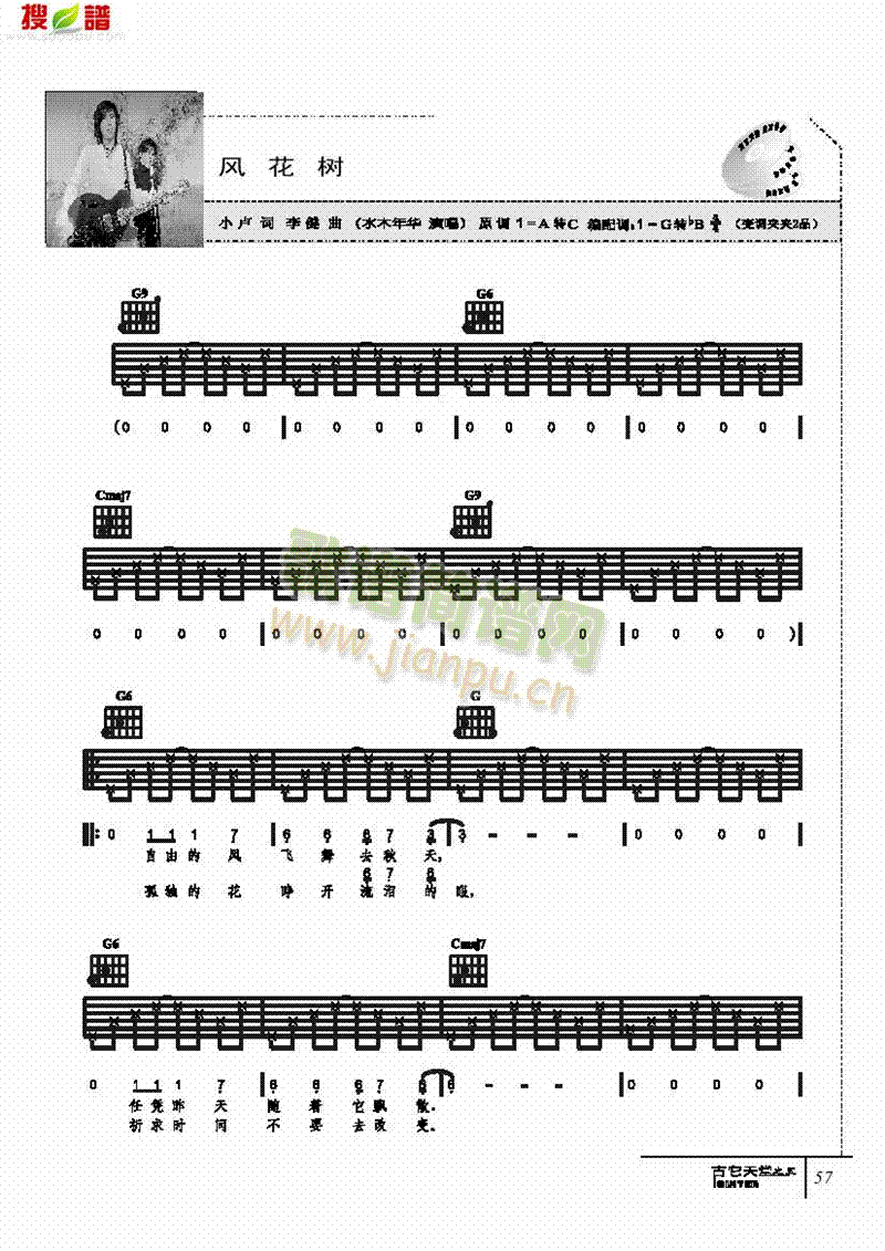 风花树-弹唱吉他类流行(其他乐谱)1