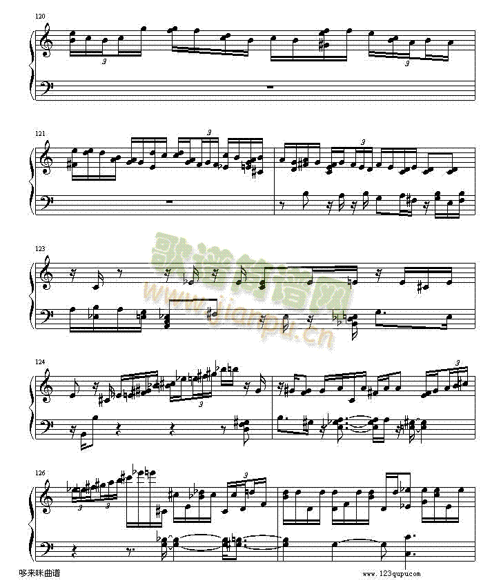 绮想輪旋曲-贝多芬(钢琴谱)15