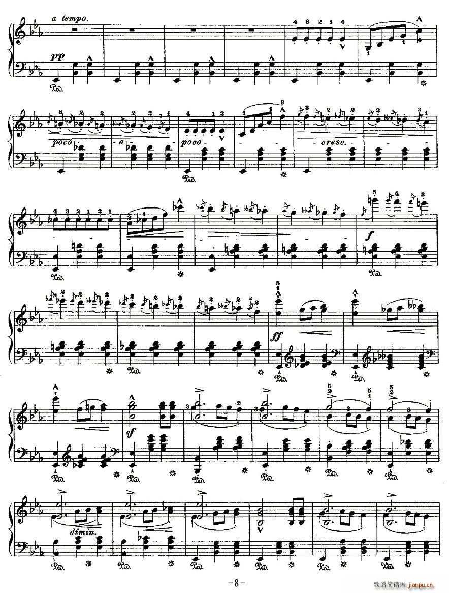 Grande valse brillante，Op.18,No.1(十字及以上)8
