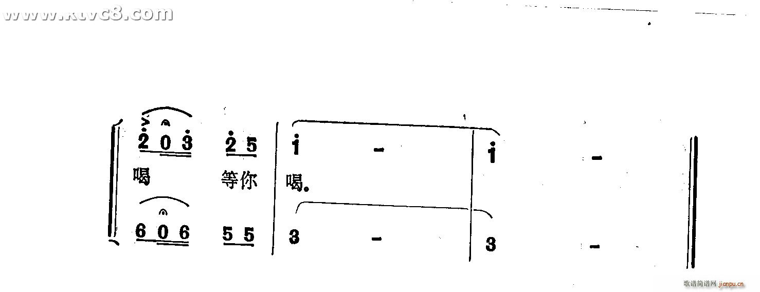 歡聚的美酒等你喝(八字歌譜)1