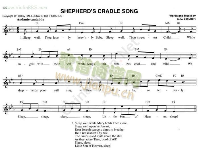 Shepherd`s(小提琴谱)1