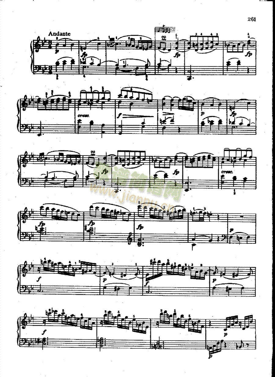 奏鸣曲Nr.533键盘类钢琴(钢琴谱)10