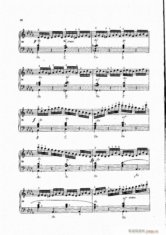 车尔尼手风琴练习曲集 Ⅳ(手风琴谱)40