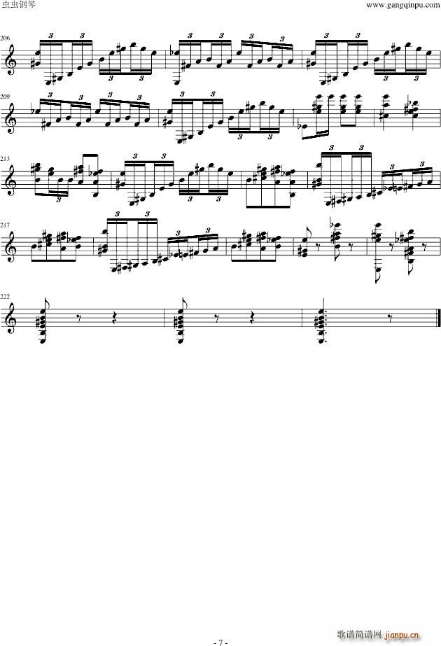 魔笛主题变奏曲(笛箫谱)7