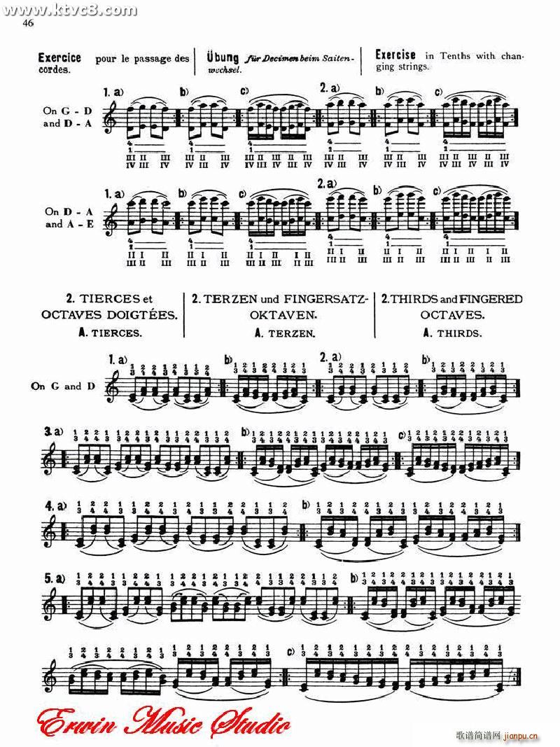 德米特里 康斯坦丁 多尼斯 小提琴技术的演奏艺术2 2(小提琴谱)41