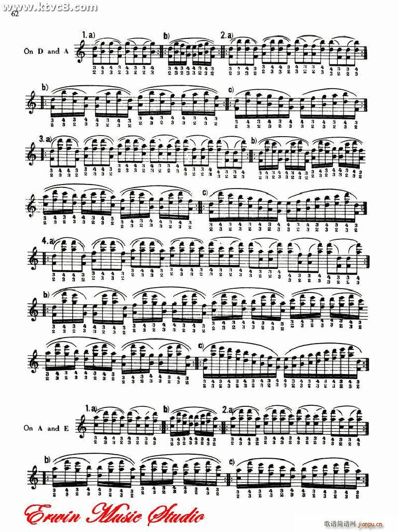 德米特里 康斯坦丁 多尼斯 小提琴技术的演奏艺术1 2(小提琴谱)16
