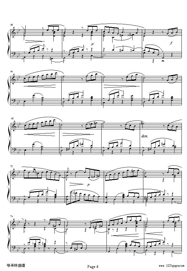 六月—船歌-柴科夫斯基 4