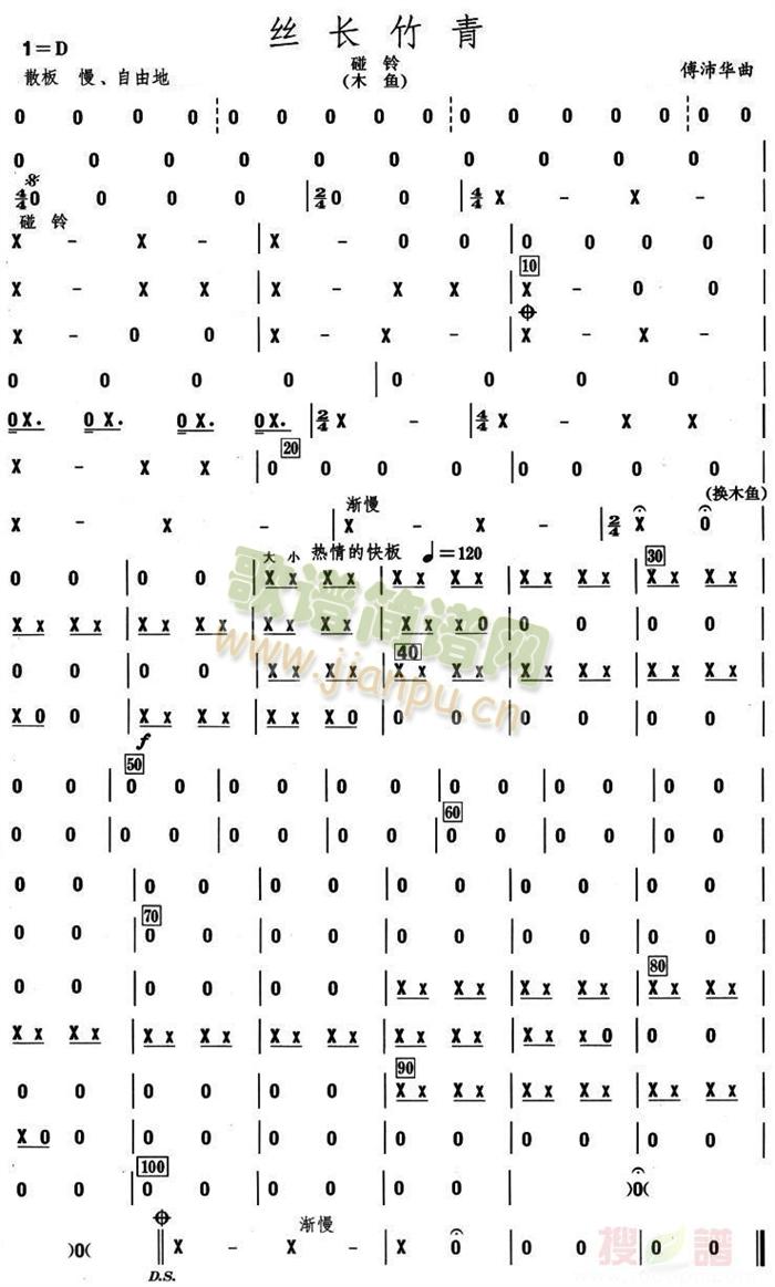 絲長竹青碰鈴木魚分譜(總譜)1