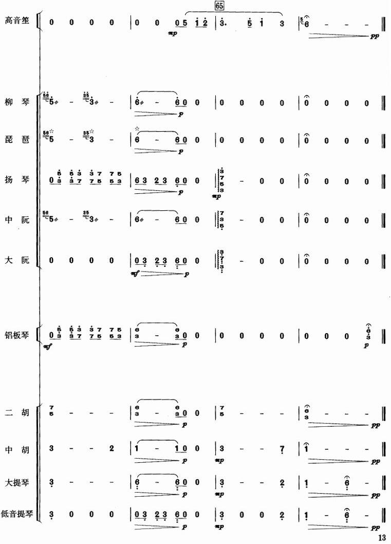 緬桂花開十里香13(總譜)1