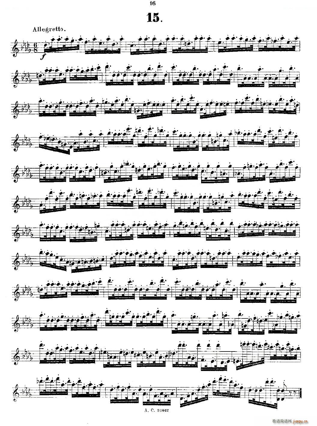24首长笛练习曲 Op 21 之13 24 铜管 4