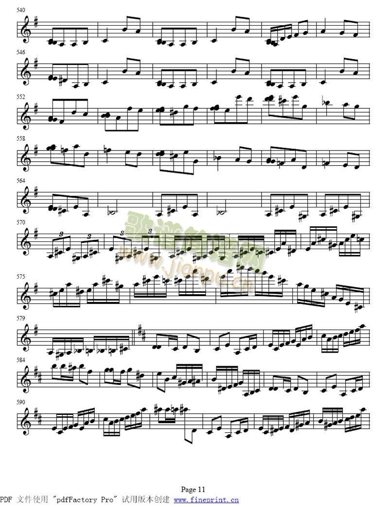 小提琴协奏曲　第二乐章9-16(其他)3