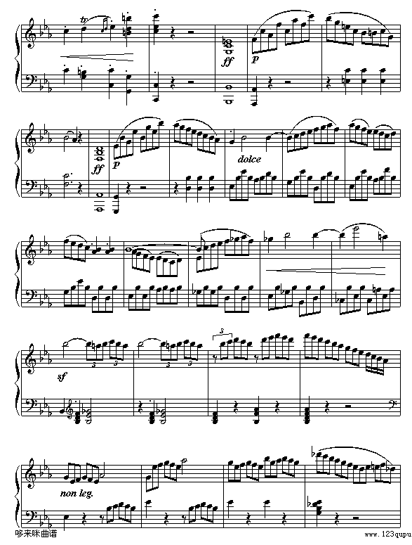 悲怆奏鸣曲第三乐章-贝多芬 2