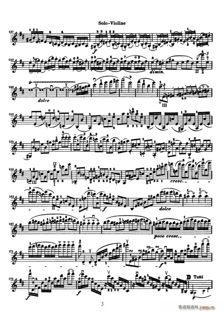 Konzert fur Violine(小提琴谱)3
