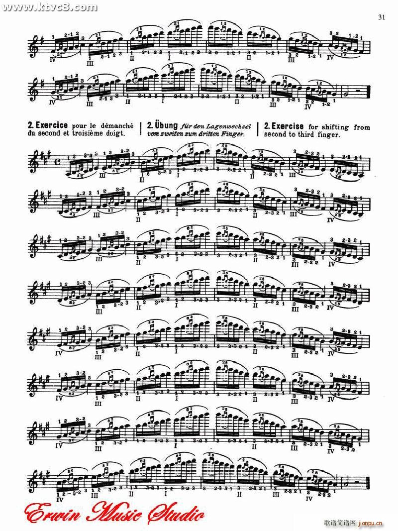 德米特里 康斯坦丁 多尼斯 小提琴技术的演奏艺术2 2(小提琴谱)26