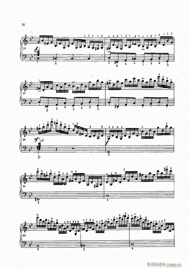 车尔尼手风琴练习曲集 Ⅳ(手风琴谱)26