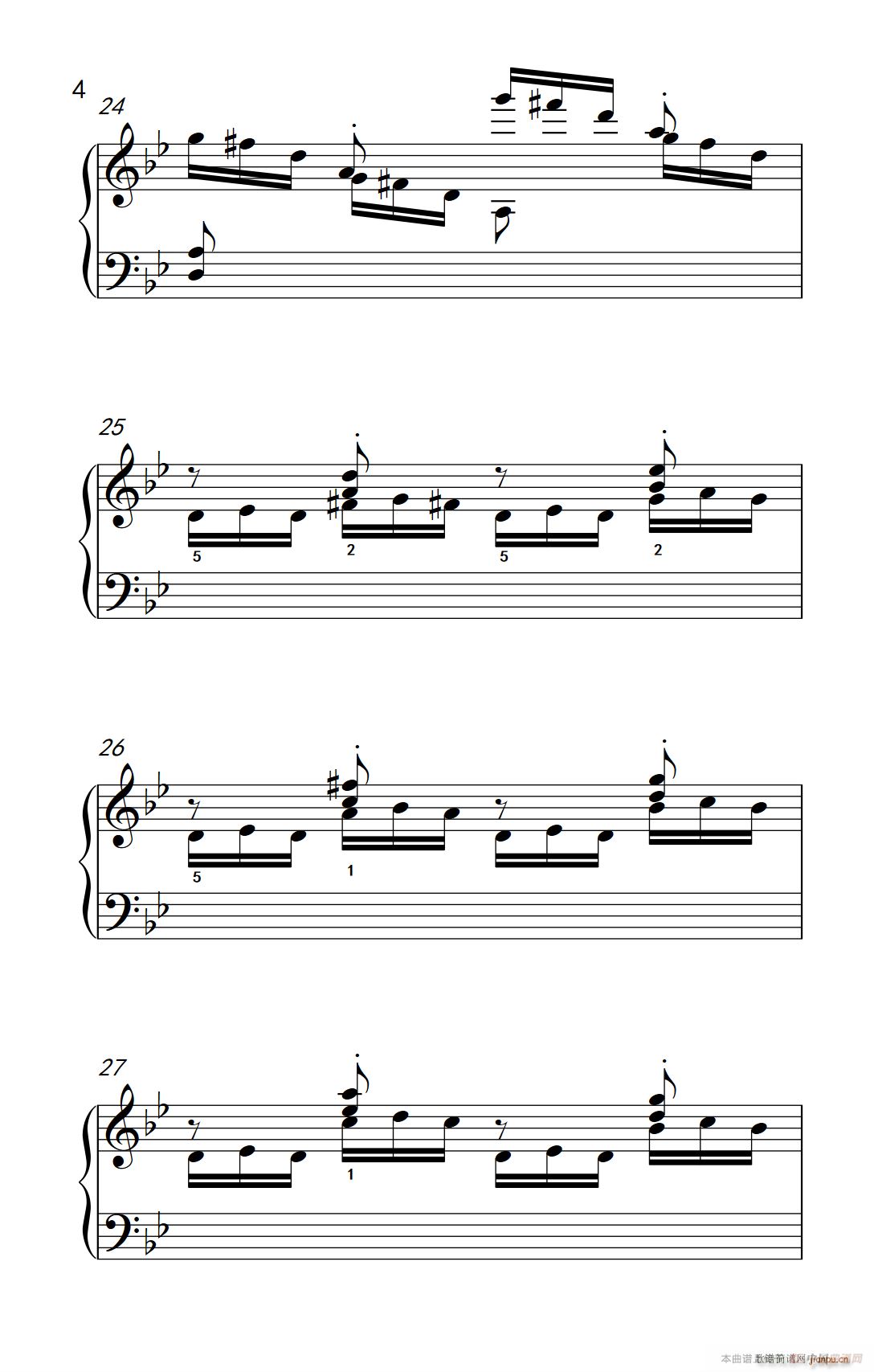 第九级3 练习曲 No 2 中央音乐学院 钢琴 业余 考级教程 7 9级 4