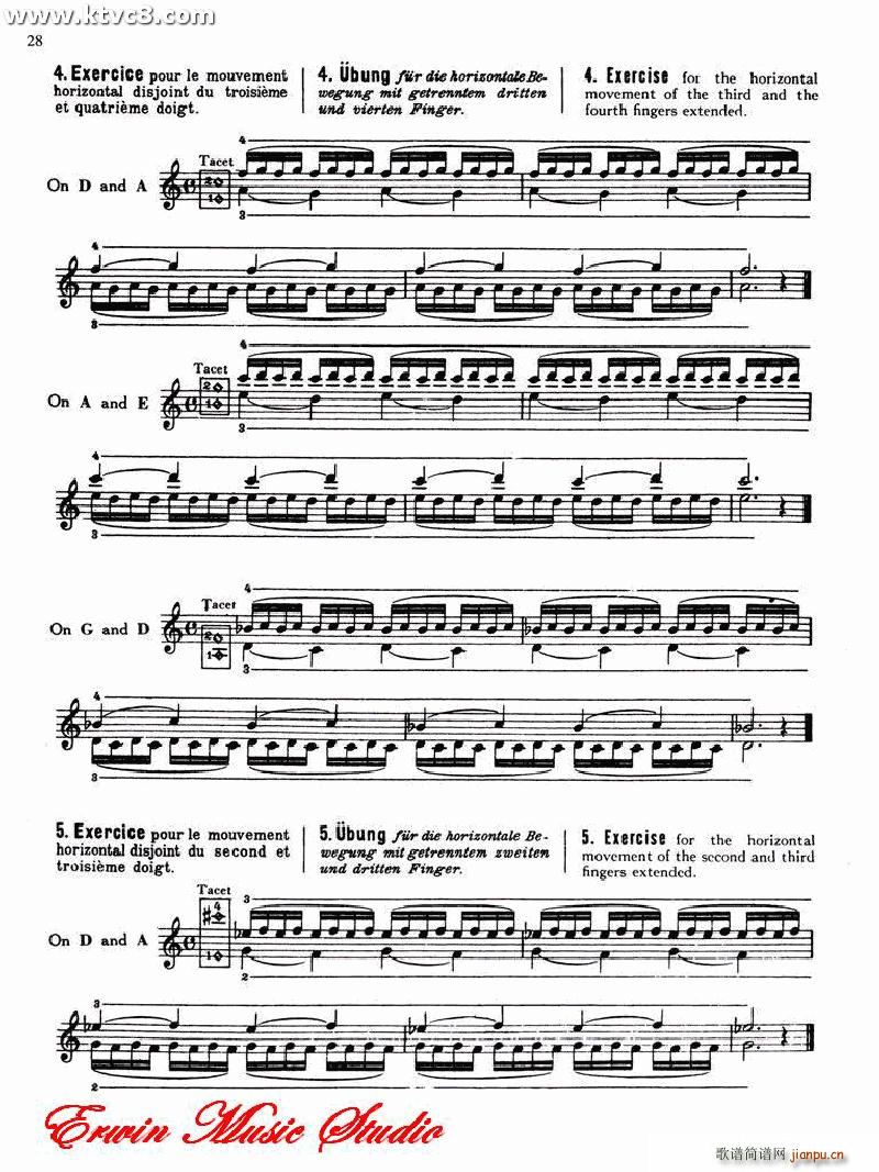 德米特里 康斯坦丁 多尼斯 小提琴技术的演奏艺术2 2(小提琴谱)23
