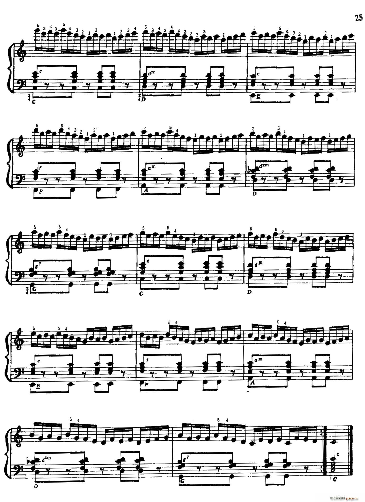手风琴手指练习 第一部分 21 30 4