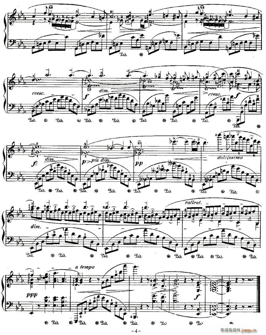 降E大调夜曲Op.55－2 4