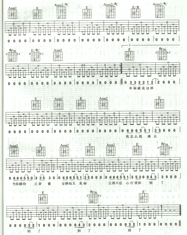 幸福的子彈-認證譜吉他譜- 2