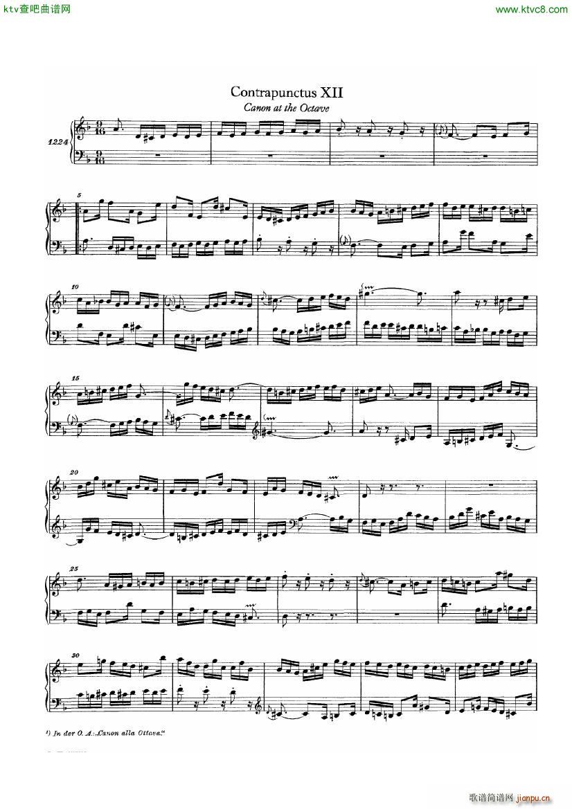 Bach JS BWV 1080 Kunst der Fuge part 2(??????)11