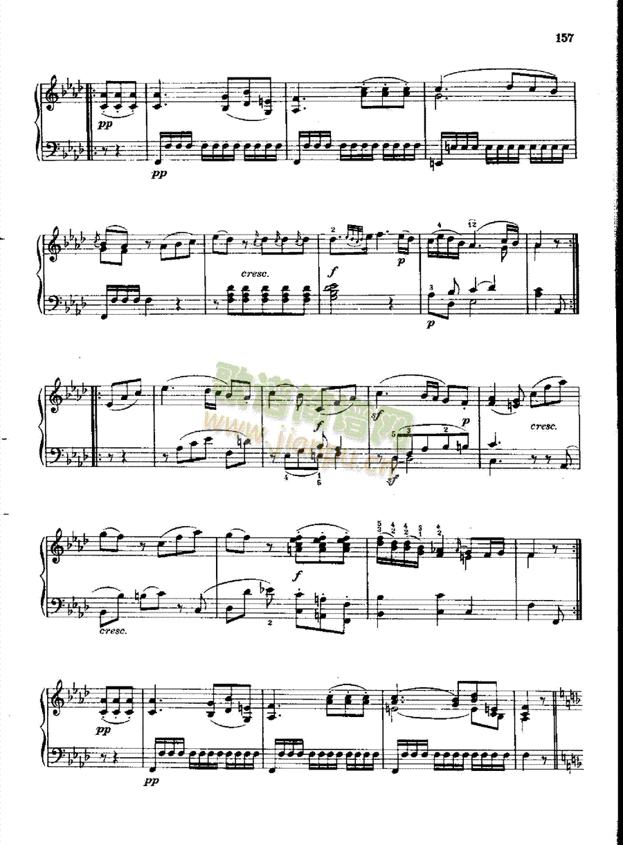 奏鸣曲Nr.330键盘类钢琴(钢琴谱)9