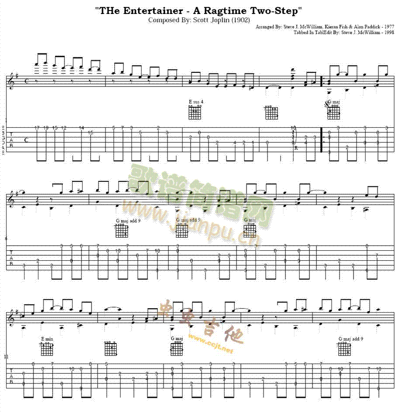 表演者-精心制作吉他譜(吉他譜)1