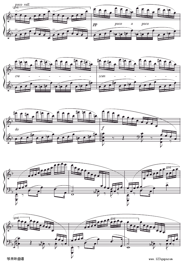 第八练习曲-EtudeOp.10-8-肖邦(钢琴谱)5