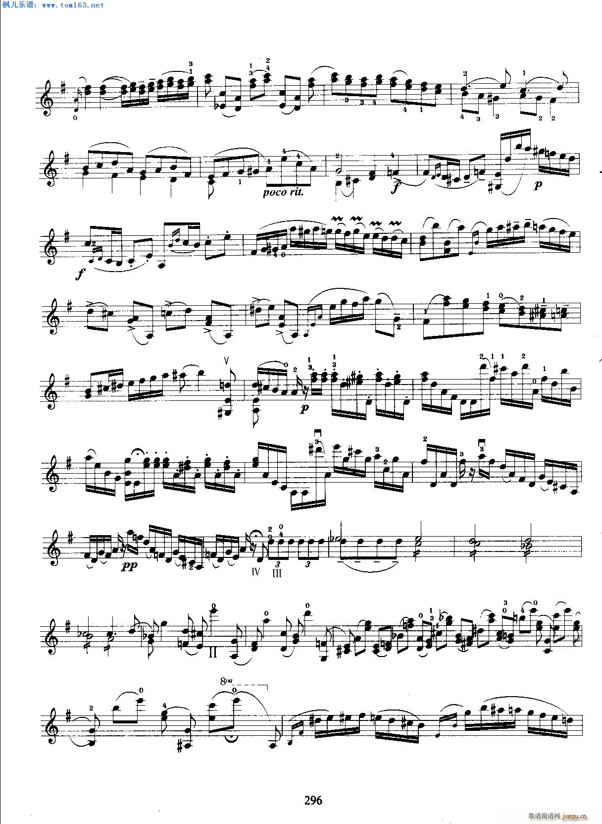 莫扎特第三协奏曲第一乐章(小提琴谱)5