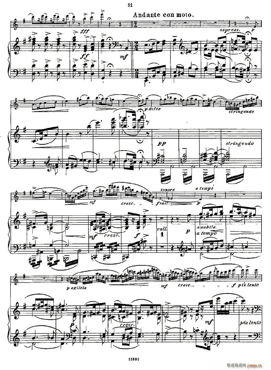 Fantaisies nationales. Op. 59, 4.(笛箫谱)9