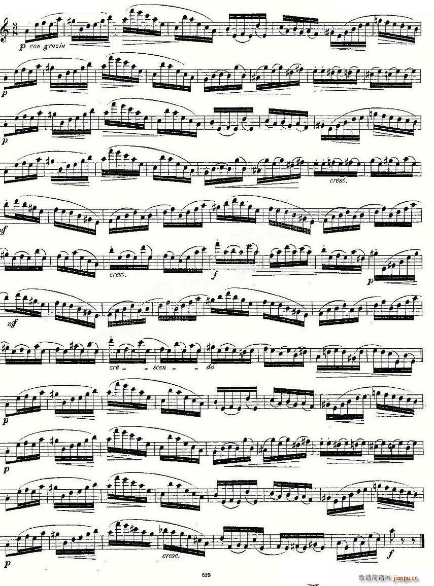 24 instructive Uebungen Op 30 1 12 笛萧谱(笛箫谱)3