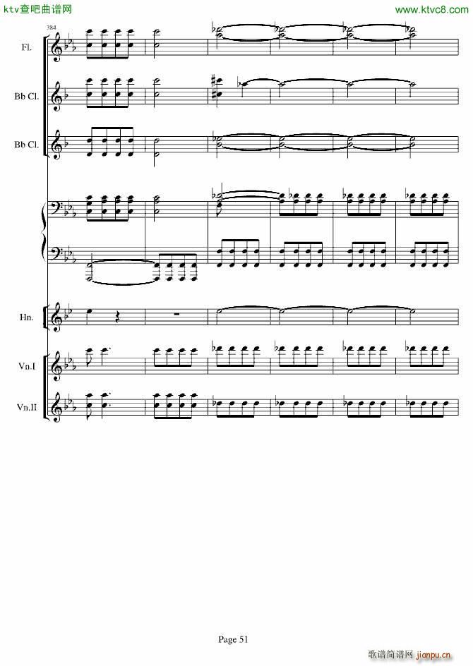 贝多芬的C小调第五命运交响曲(总谱)51