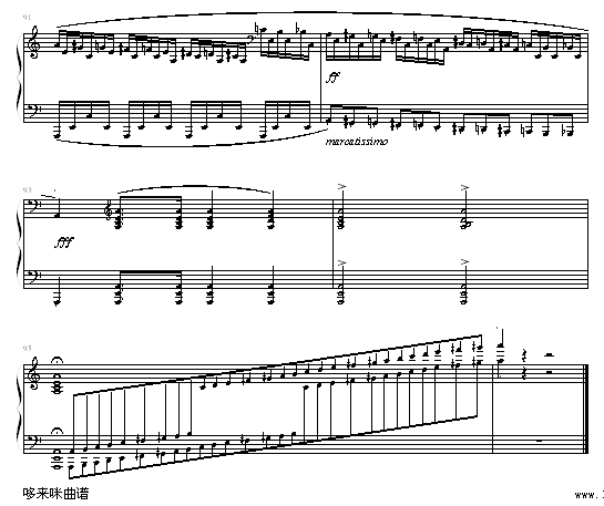 肖邦练习曲第２３首--肖邦(钢琴谱)12