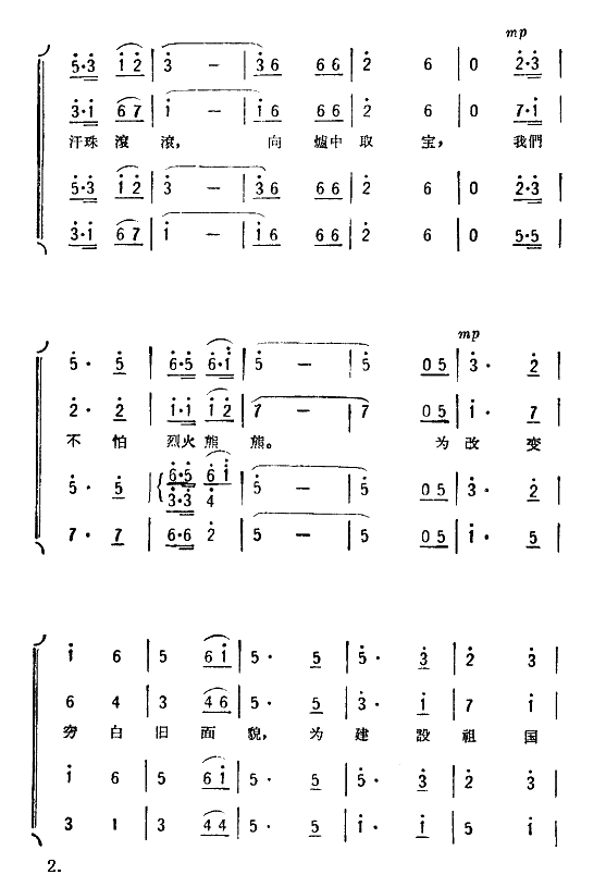 煉鋼工人歌 2