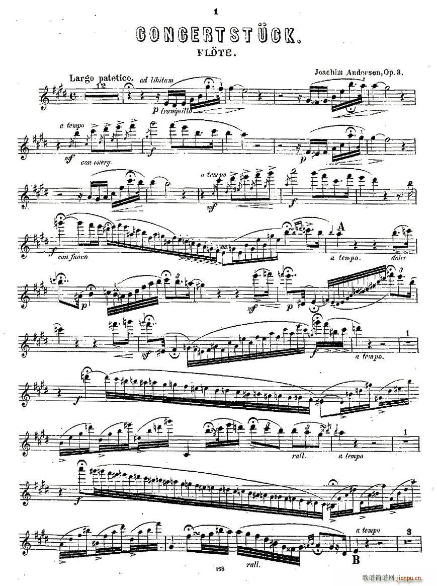 Concertstück . Op. 3. - flute part only(十字及以上)1