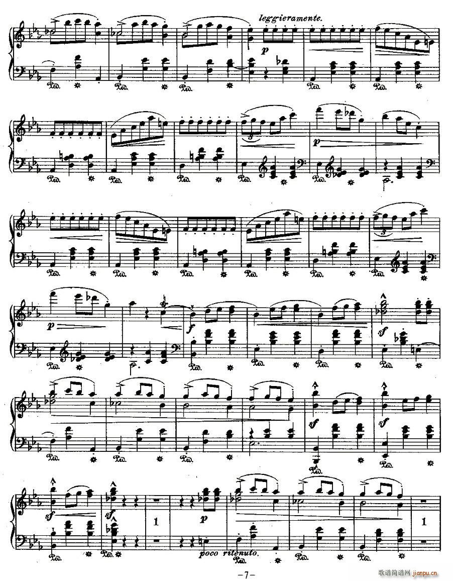 Grande valse brillante，Op.18,No.1(十字及以上)7